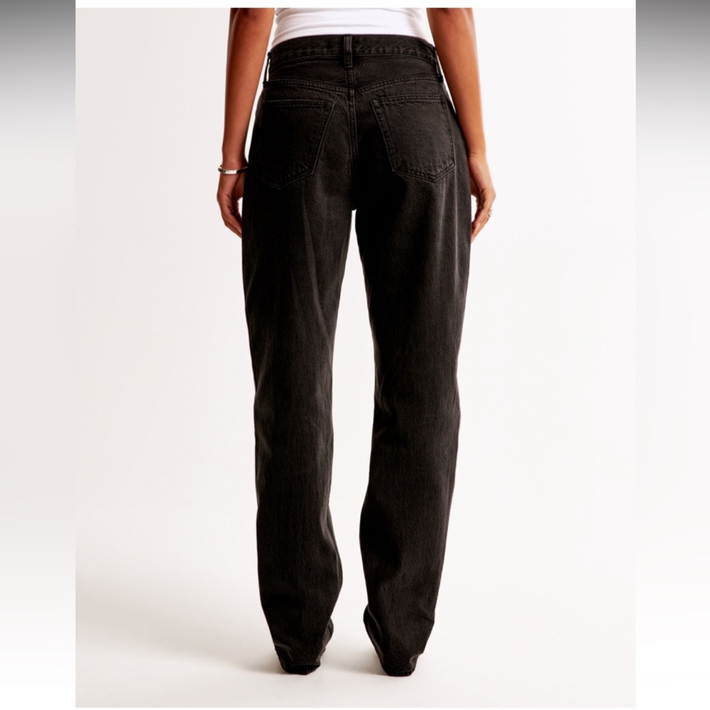 A&F Low Rise Stacked Taper Jean NWT - Picture 4 of 12
